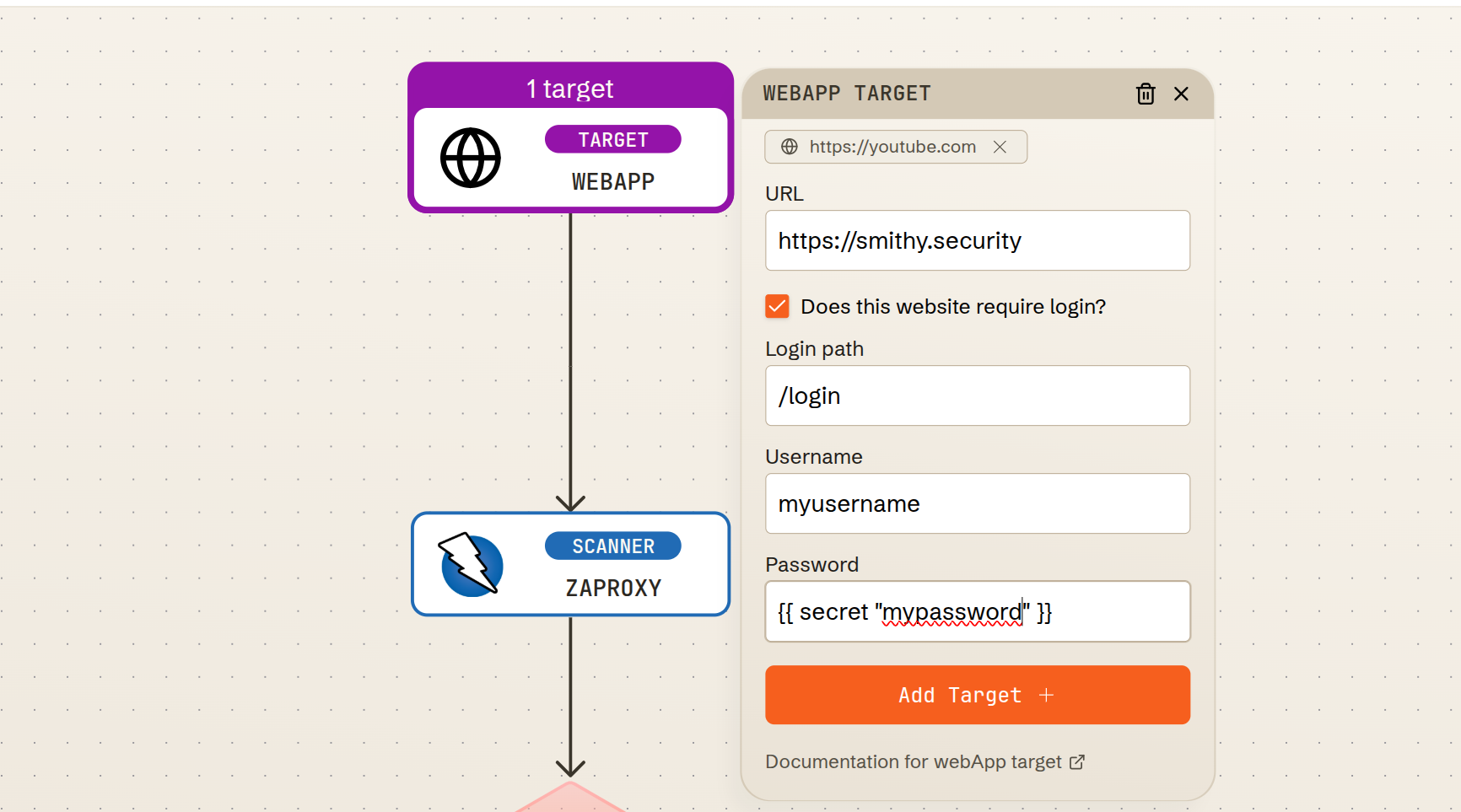 WebApp trigger settings screenshot